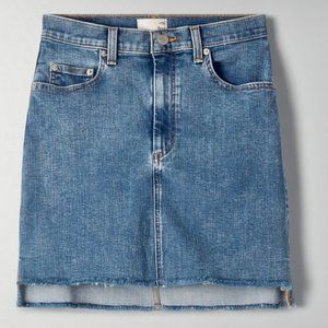 Aritzia Wilfred Free Denim Skirt